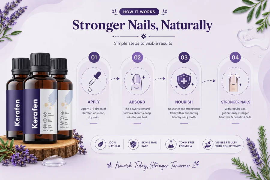 How Kerafen supports nail and skin wellness