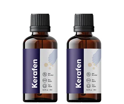 Kerafen nail and skin wellness oil dropper bottles